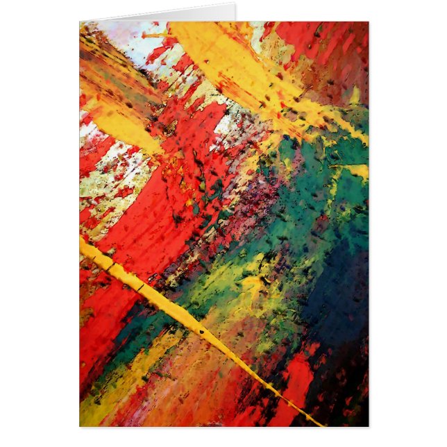 Modern målning av Abstrakt Hälsningskort (Framsidan)