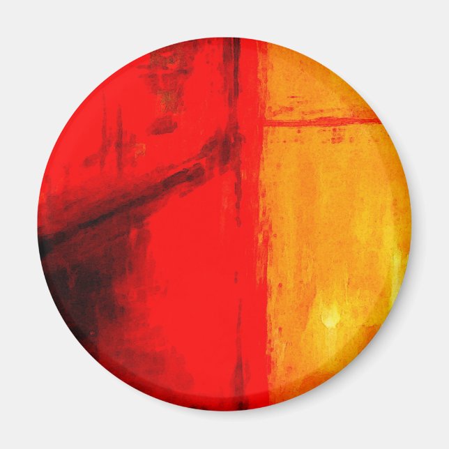 Modern målning av Abstrakt Magnet (Framsidan)