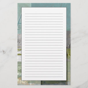 Modern målning med tilldelade Brev Brevpapper