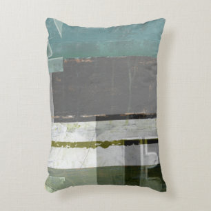 Modern målning med tilldelade Brev Prydnadskudde