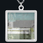 Modern målning med tilldelat Brev Silverpläterat Halsband<br><div class="desc">Assorterad brev studsar runt denna moderna målning,  står ut och blandar sig i samtidigt. Ett roligt sätt att lära dina barn deras alfabet!</div>