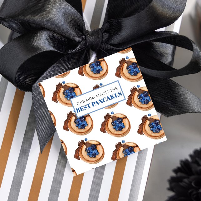 Modern Mamma gör Best Pancakes Gift Gåvor Etiketter (Skapare uppladdad)