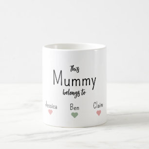 Modern Mamma Kids Namn Mors dag Kaffemugg