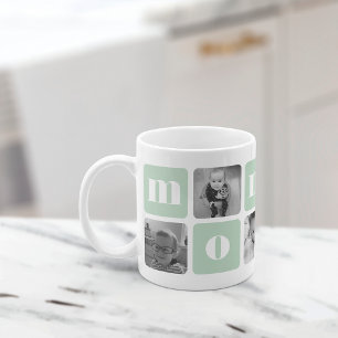 Modern Mamma Photo Collage Kaffemugg