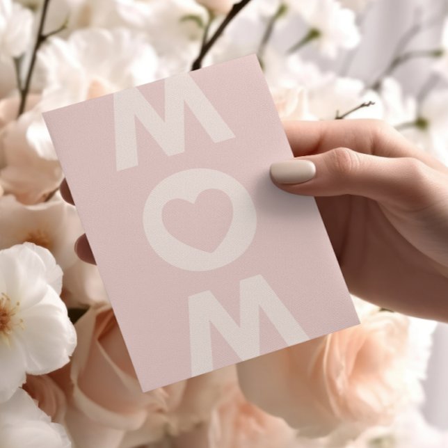 Modern MAMMA Rosa  Heart Mors dag (Skapare uppladdad)