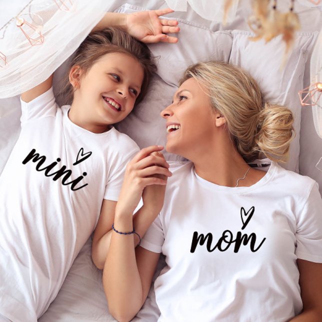 Modern Mamma-skript Mors dag T Shirt (Skapare uppladdad)