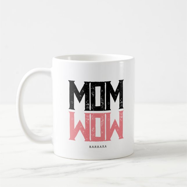 Modern Mamma WOW Life Kaffemugg (Vänster)
