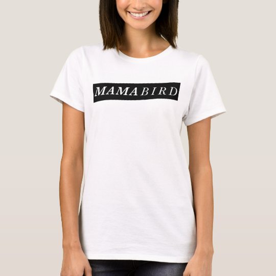 Modern mammaT-tröja (mammafågeln) Tee