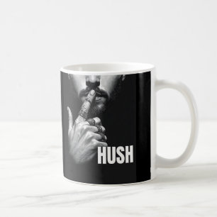 Modern Man Tysta Gest HUSH Grafik Kaffemugg