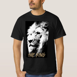 Modern Manar Black T Shirts Lejona Ansikte