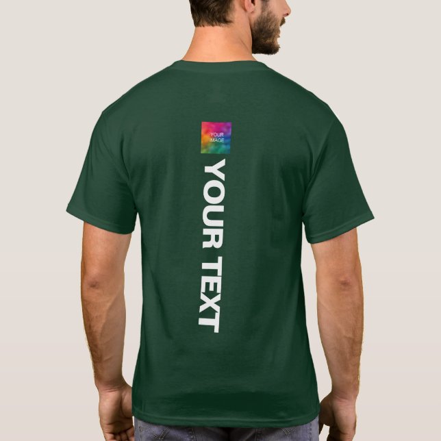 Modern Manar för säkerhetskopiering av utskrift el T Shirt (Baksida)
