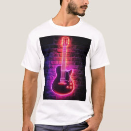 Modern Manar Neon Guitar Basics T-Shirt