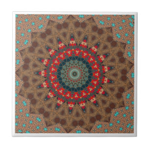 Modern Mandala Ceramic Tile Kakelplatta