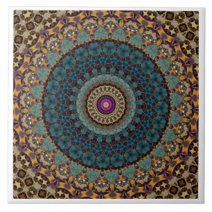 Modern Mandala Ceramic Tile Kakelplatta