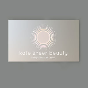 Modern Mandala Circle Logotyp, Beauty Salon Visitkort