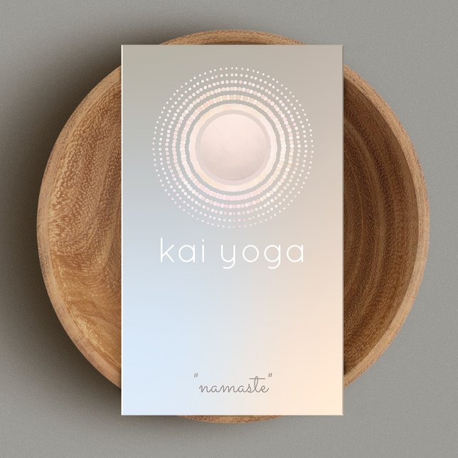 Modern Mandala Circle Logotyp, Yoga Instructor Visitkort (Skapare uppladdad)