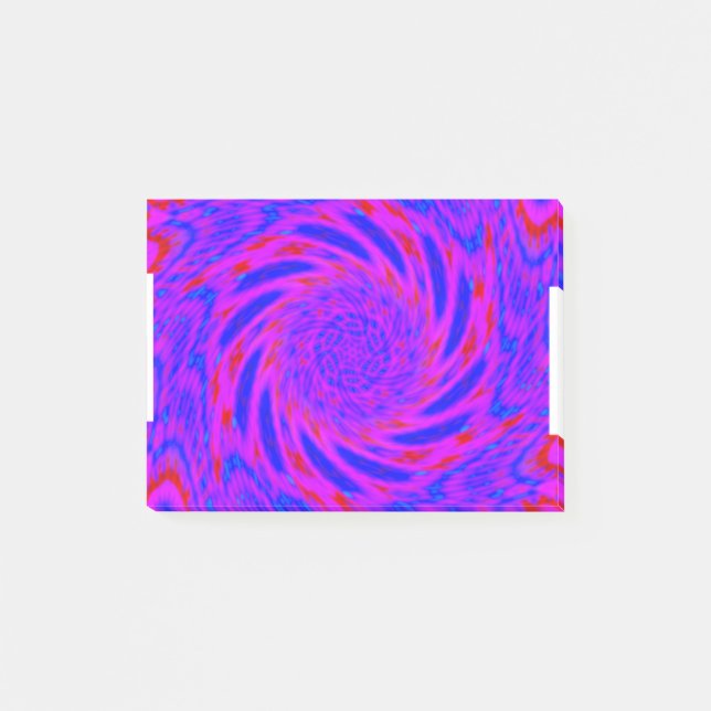 MODERN MANDALA FÄRG ROSA POST-IT BLOCK (Framsida)