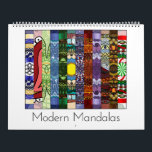 Modern Mandalas 12-månaderskalender Kalender<br><div class="desc">Den här kalendern har tolv olika mandatperioder för ge och ger dig lite elegans för varje månad på året. Mandalas är teman för inslag, helgdagar och säsong som varje månad ska matcha, från ett guld och ett blått nytt år för januari, till en grönt schamprock med keltiska Weave-detaljer som passar...</div>