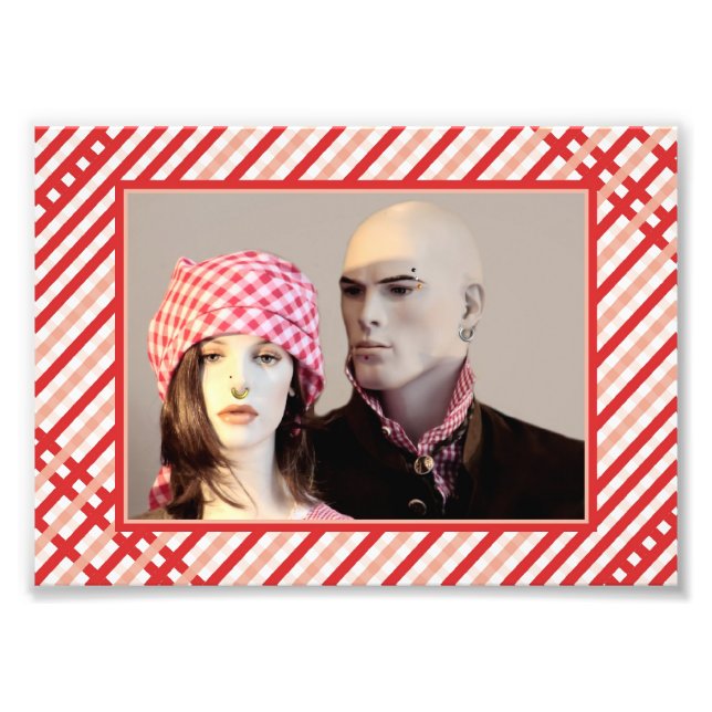 Modern Manikin Photo Print Fototryck (Framsidan)