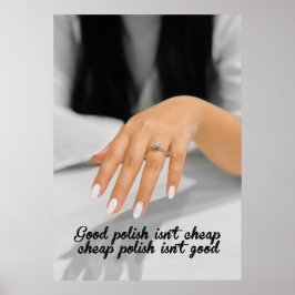 Modern Manikyr & Skönhetsväggdekor Poster