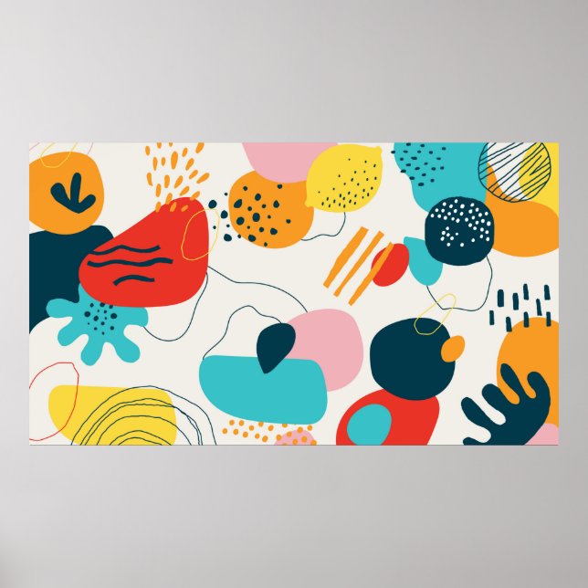 Modern manlig bakgrund. geometrisk doodl för trend poster (Framsidan)