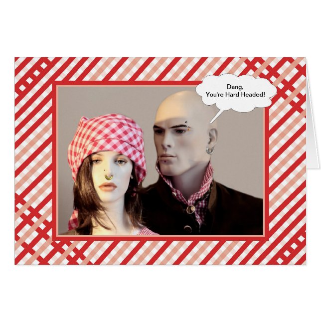 Modern Mannequins Hälsningskort (Framsidan Horizontal)