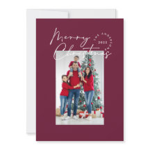 Modern manus 1 fotoburgundy God jul