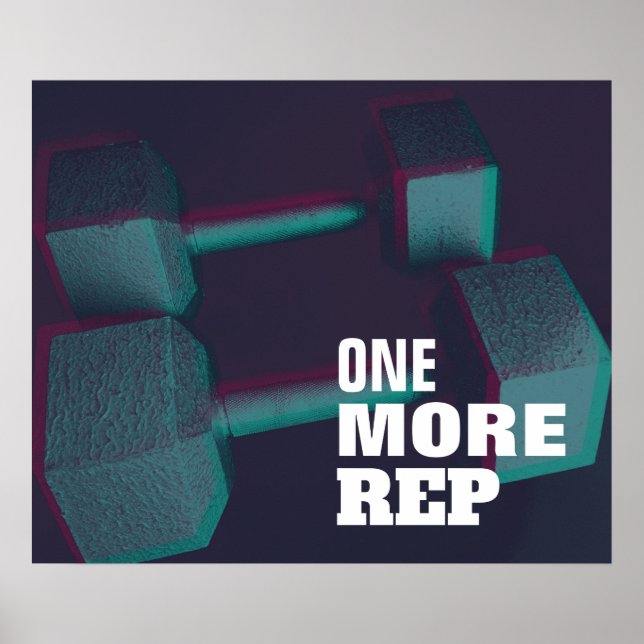 Modern manus gym-inspiration poster (Framsidan)