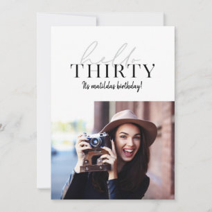 Modern manus- och geometrisk 30års födelsedag-foto