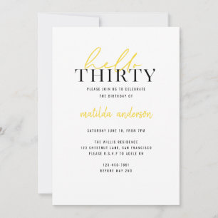 Modern manus och geometrisk trettioårsdag