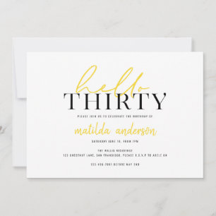 Modern manus och geometrisk trettioårsdag