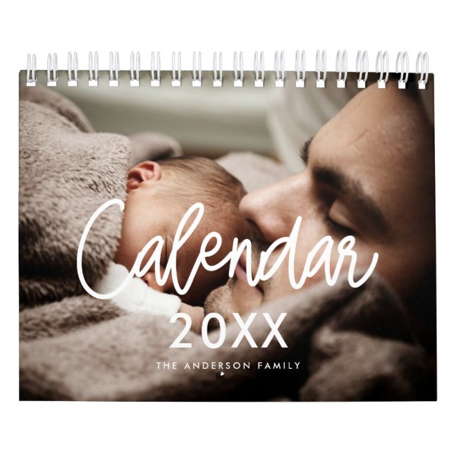 Modern manusfamiljbild 2023 kalender (Omslag)