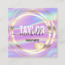 modern manusholografisk glitter-fyrkantighet