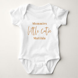 Modern manustypografi lilla cutie baby baby bo t shirt