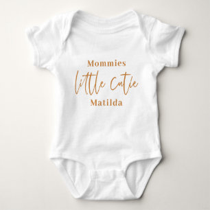 Modern manustypografi lilla cutie baby baby bo t shirt