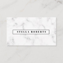 Modern marble Affärskort