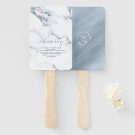 Modern Marble Glitter Bröllop Dusty Blue ID816