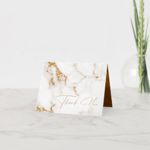 Modern Marble Glitter Tack Guld ID816 Kort