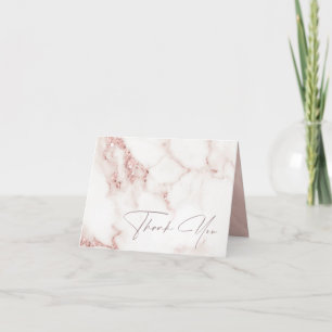 Modern Marble Glitter Tack Ro Guld ID816 Kort