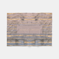 Modern Marble Gold Foil Gemstone Insida Designer