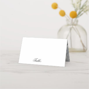 Modern marble Inside Blank Bord Guest Placeringskort