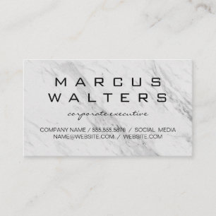 Modern Marble Lux Visitkort