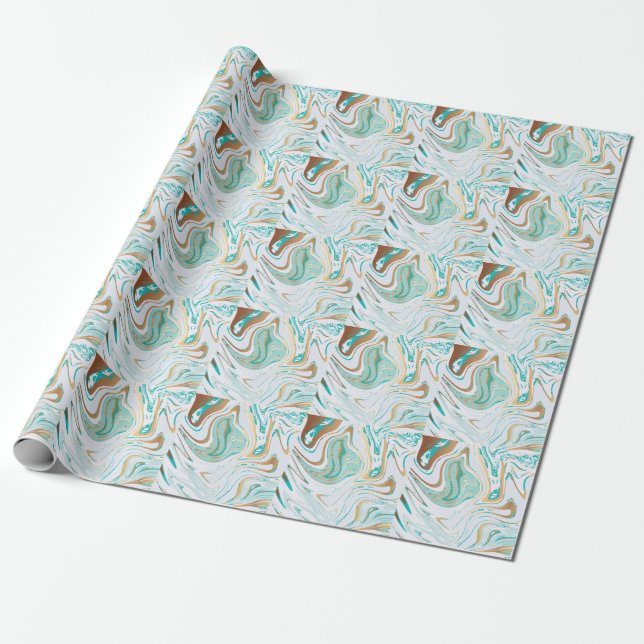 Modern marble: Luxury Struktur Design Presentpapper (Utrullad)
