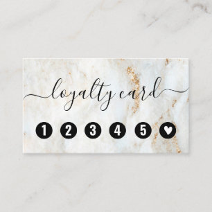 Modern marble Professionell Loyalty Cards Lojalitetskort