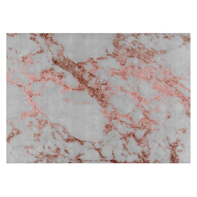 Modern Marble Ro Guld Glitter (Framsidan)