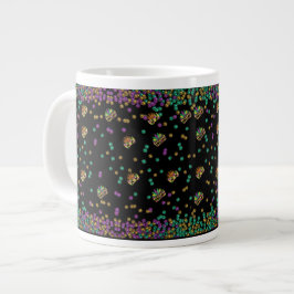 Modern Mardi Gras Jumbo Mugg