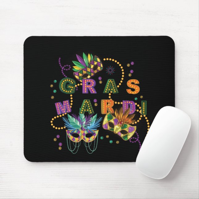 Modern Mardi Gras Musmatta (Med mus)