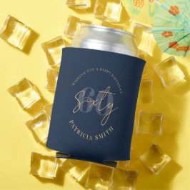 Modern marin Elegant 60:e födelsedagen