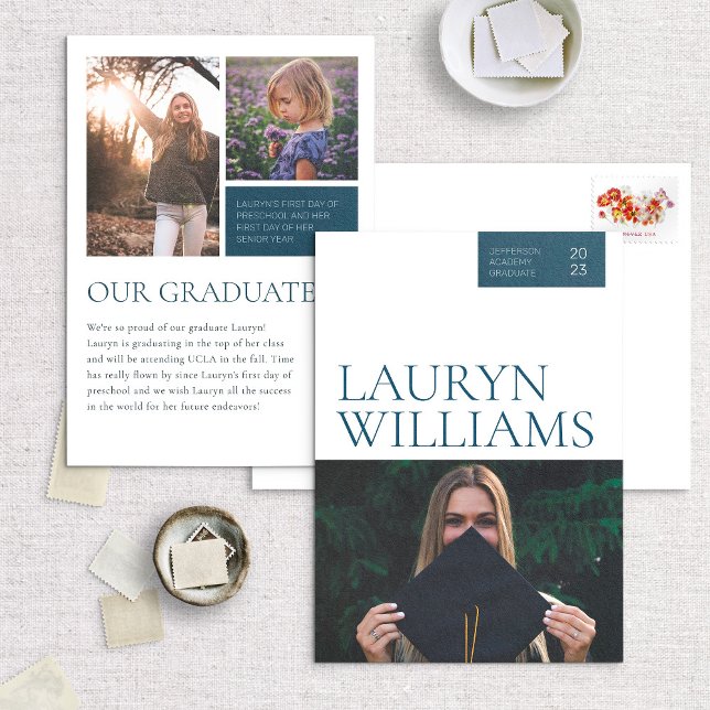 Modern marin Professionell Studenten-meddelande Meddelande (Skapare uppladdad)