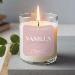 Modern märkning med minimalistiskt ljus för Elegan Fyrkantigt Klistermärke<br><div class="desc">Modern märkning med minimalistiskt ljus för Elegant. Anpassa all färg och all text för ett anpassningsbar-ljus-etikett för ditt småföretag.</div>